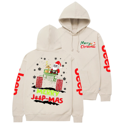 Merry Christmas Santa Claus Driving Jp Casual Hoodie