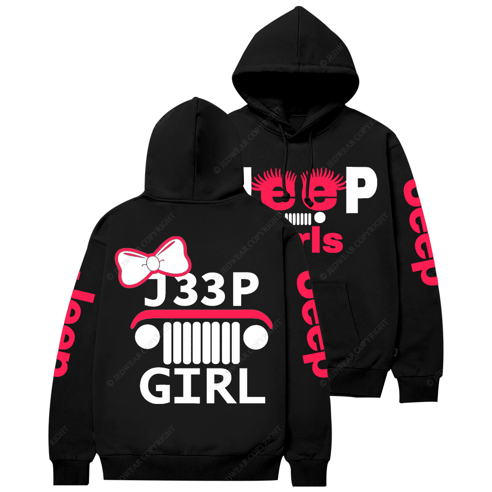 Pink Jp Girl Casual Hoodie