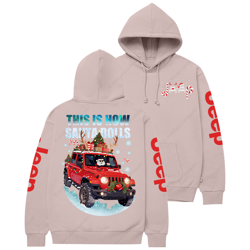 This Is How Santa Rolls Jp Casual Hoodie