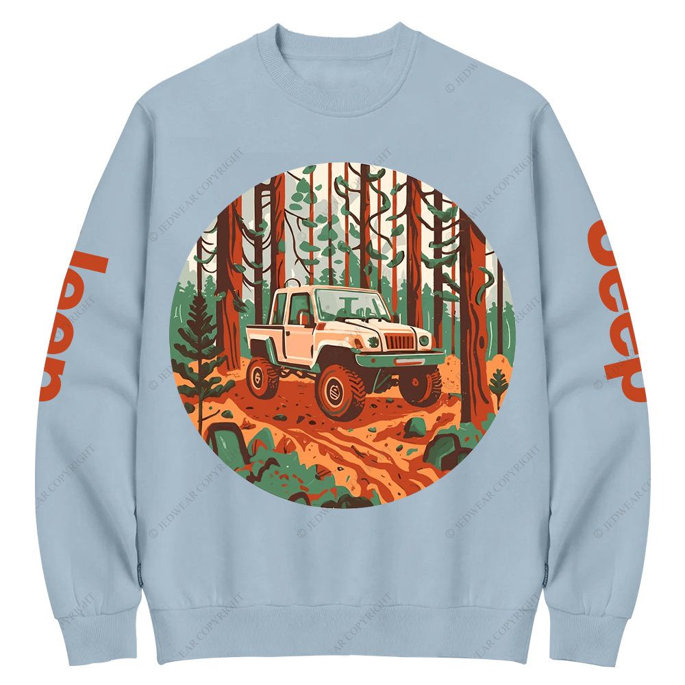 Gladiator Driving In Forest Jp Crew Neck Sweatshirt