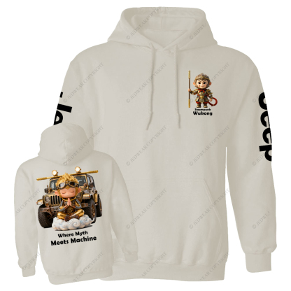 Steampunk Wukong Where Myth Meets Machine Jp Casual Hoodie