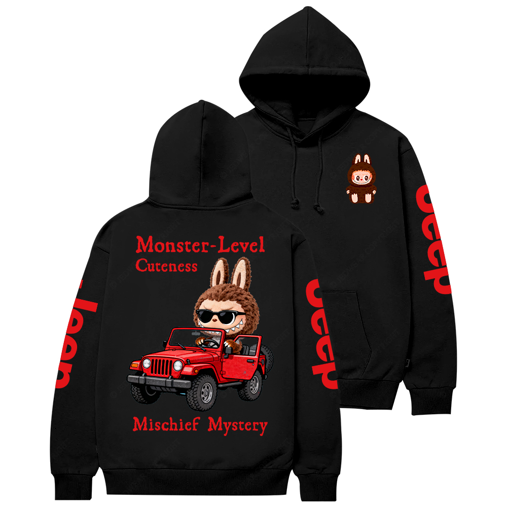 Monster-Level Cuteness Mischief  Mystery Labubu Jp Casual Hoodie