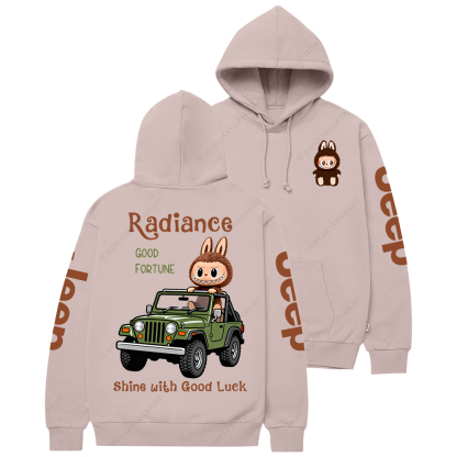 Radiance Good Fortune Shine with Good Luck Jp Casual Hoodie