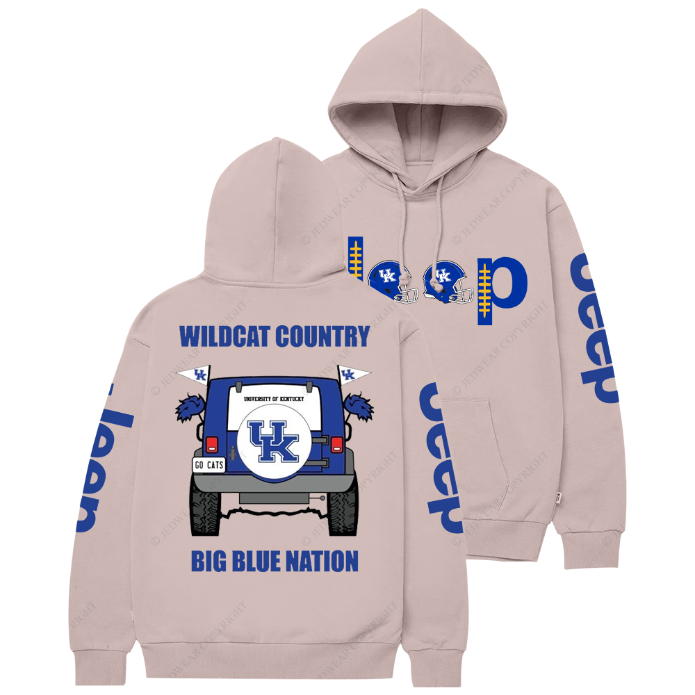 Kentucky Wildcat Country Big Blue Nation Jp Casual Hoodie