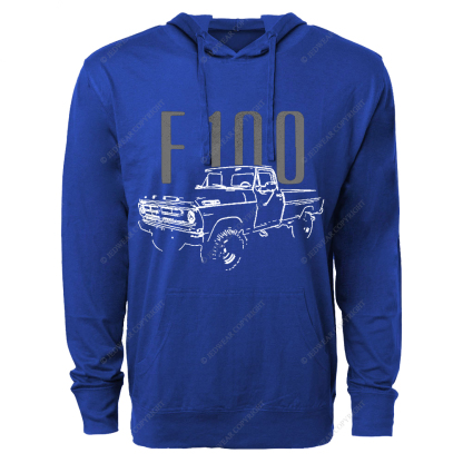 1972 F100 Vintage Pickup Truck FJ Oversized Lightweight Hoodie   