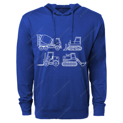 4 Construction Trucks FJ Oversized Lightweight Hoodie   