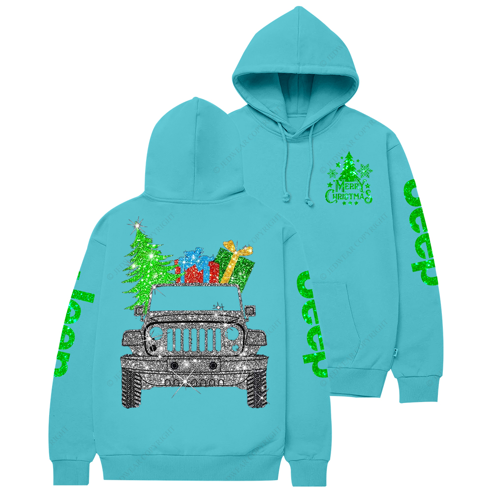 Merry Christmas Bling Jp Casual Hoodie