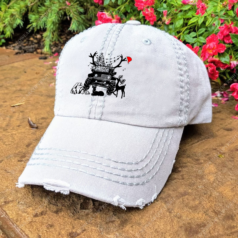 Christmas American Off Road 4x4 Car Jp Baseball Cap