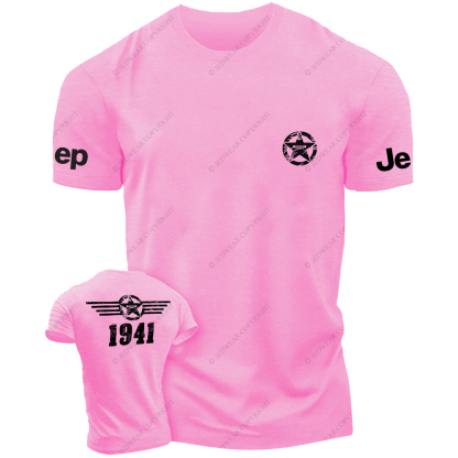 JP Created Times Since 1941 Military Star Front And Rear Design JP T-Shirt
