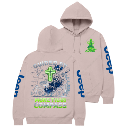Guide By More Than Compass Jesus Jp Casual Hoodie