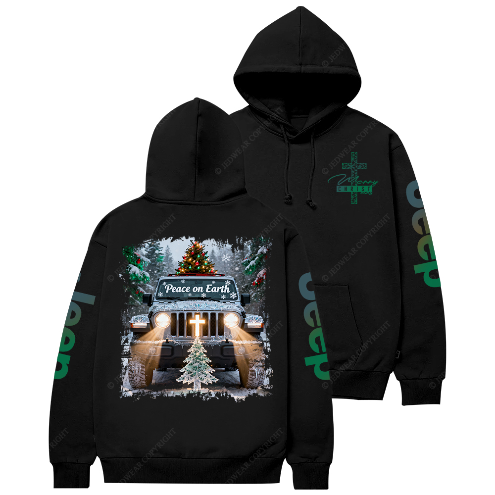 Merry Christmas Peace On Earth Jp Casual Hoodie