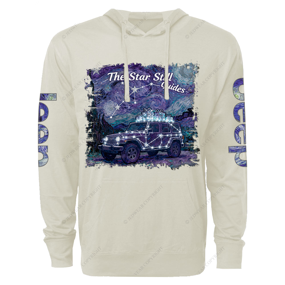 The Star Still Guides Jp Oversized Lightweight Hoodie   