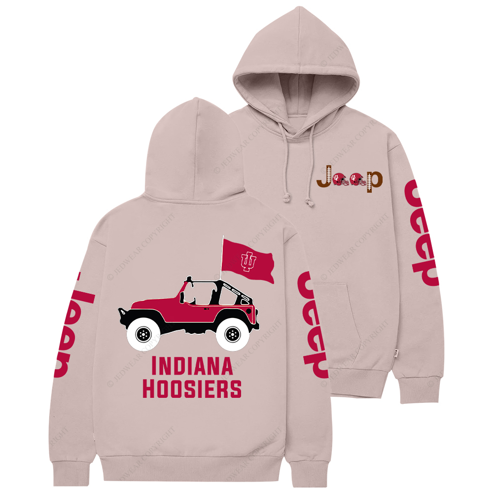 Indiana Hoosiers Football Jp Casual Hoodie