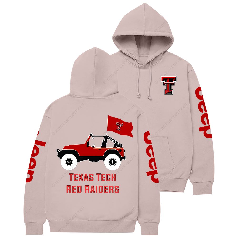 Texas Tech Red Raiders Football Jp Casual Hoodie