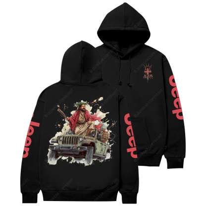 Religion Jesus Is King Cross Jp Casual Hoodie