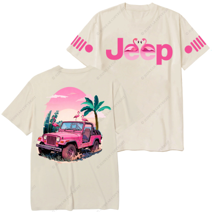Pink Swan Flamingo Jp T-Shirt