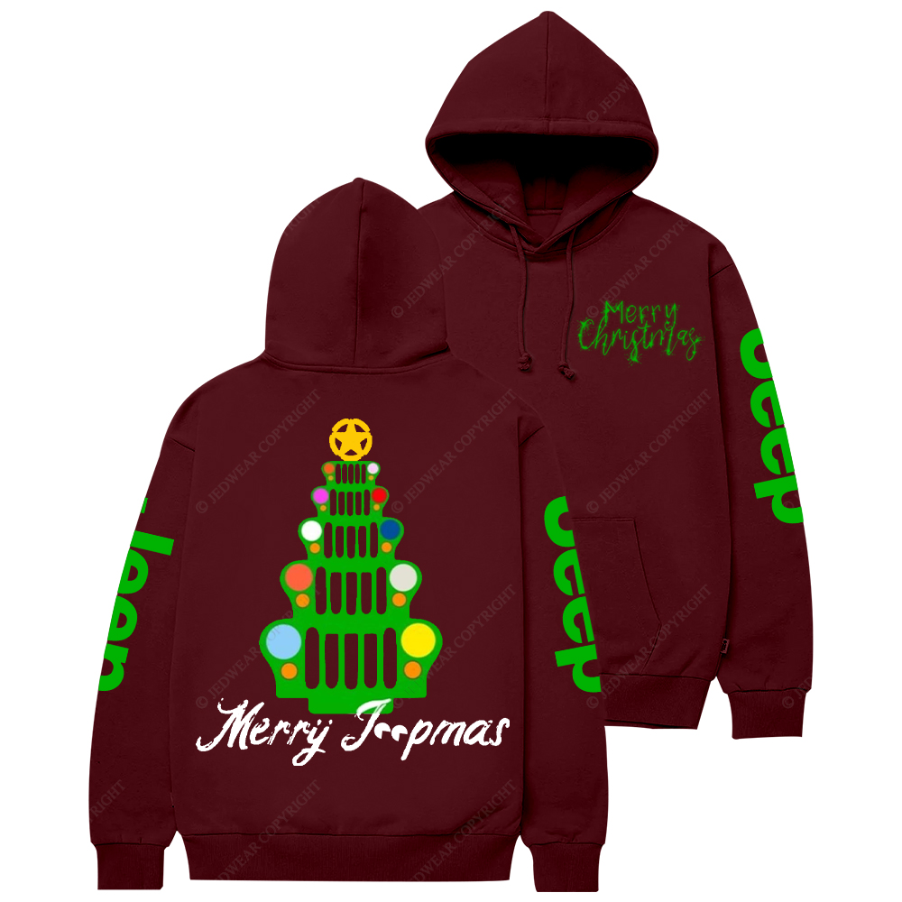 Merry Christmas Tree Jp Casual Hoodie