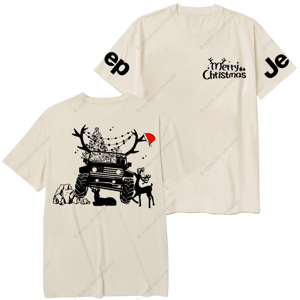 Christmas American Off Road 4x4 Car Jp T-Shirt