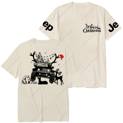 Christmas American Off Road 4x4 Car Jp T-Shirt