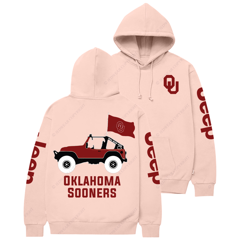 Oklahoma Sooners Football Jp Casual Hoodie