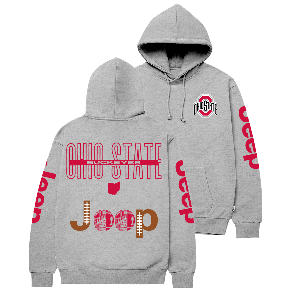 Buckeyes The Ohio State University Football Jp Casual Hoodie