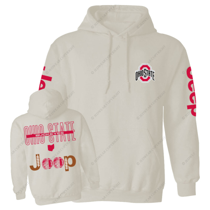 Buckeyes The Ohio State University Football Jp Casual Hoodie