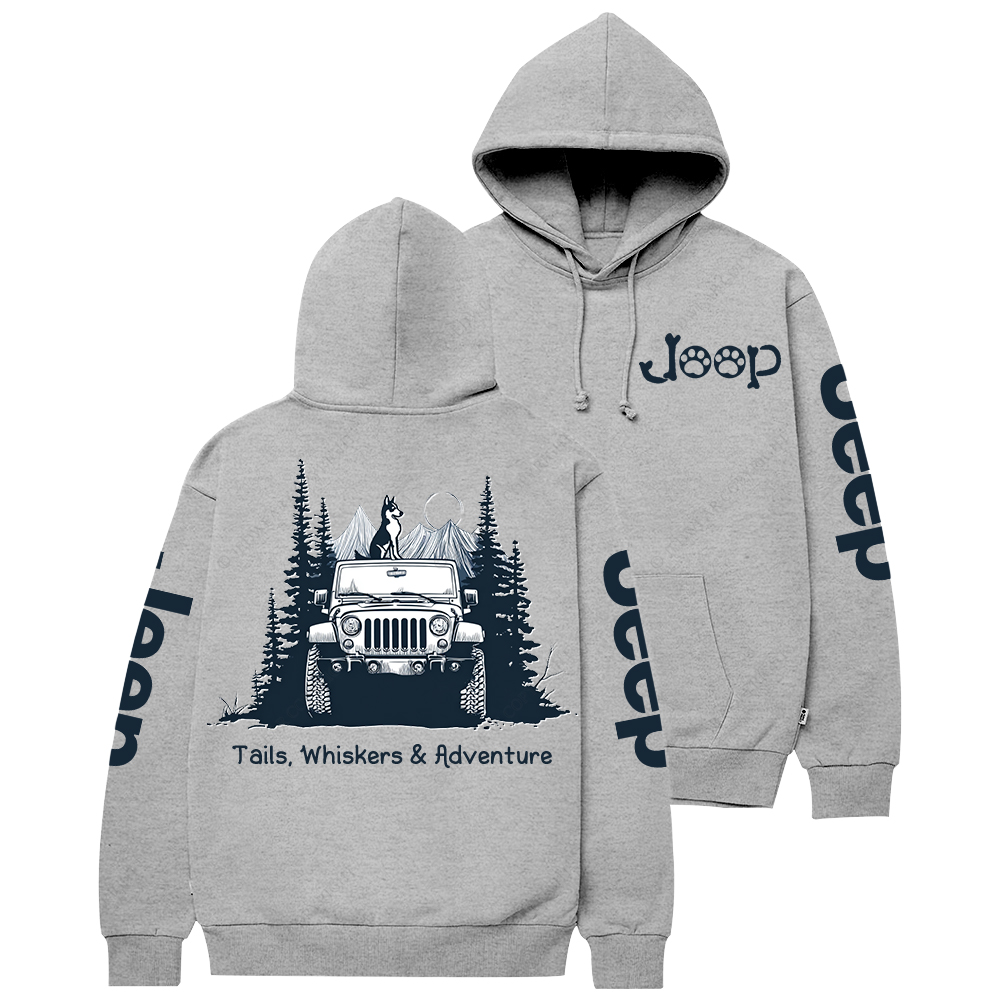 Tails Whiskers Adventure Jp Casual Hoodie