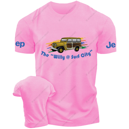 The Willy Surf City Four-Wheeled Vehicles Driving On City Roads JP T-Shirt