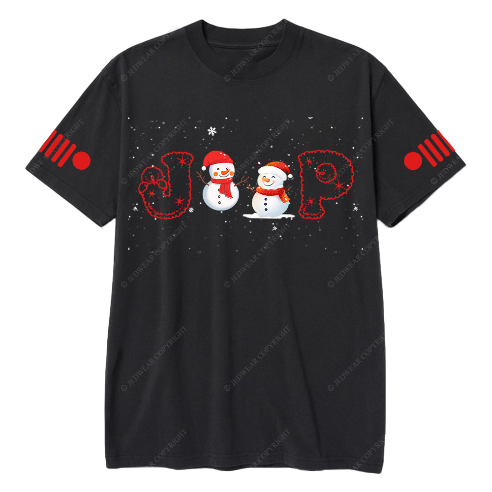 Merry Christmas Snowman Jp T-Shirt