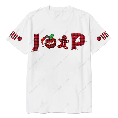 Merry Christmas Apple Gingerbread Man Jp T-Shirt