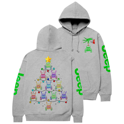 Bling Car Merry Christmas Jp Casual Hoodie