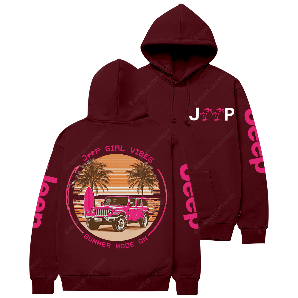 Car Girl Vibes Summer Mode On Jp Casual Hoodie