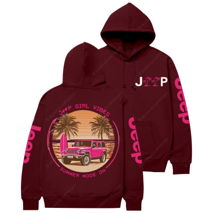 Car Girl Vibes Summer Mode On Jp Casual Hoodie