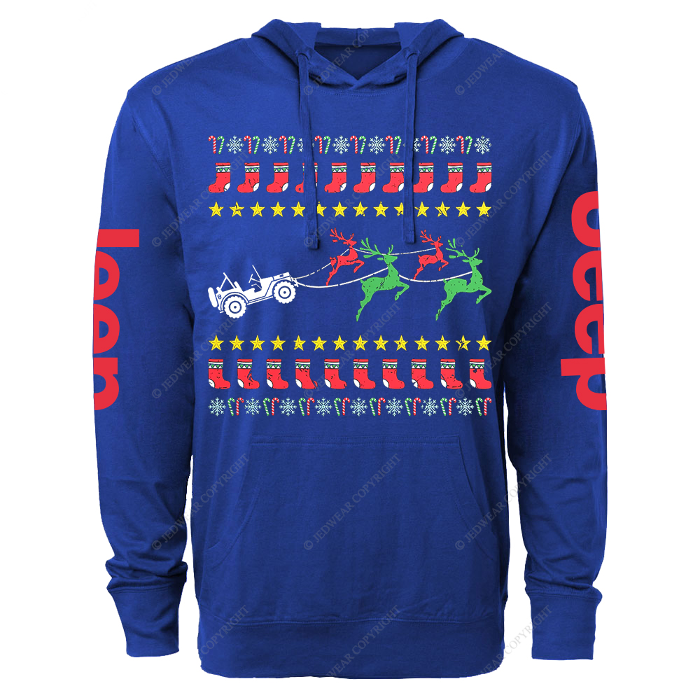 Ugly Merry Christmas Jp Oversized Lightweight Hoodie   