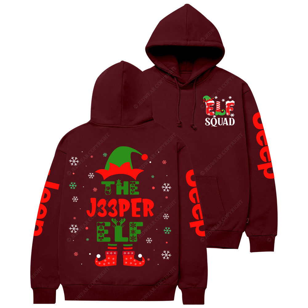 Elf Squad Christmas Jp Casual Hoodie