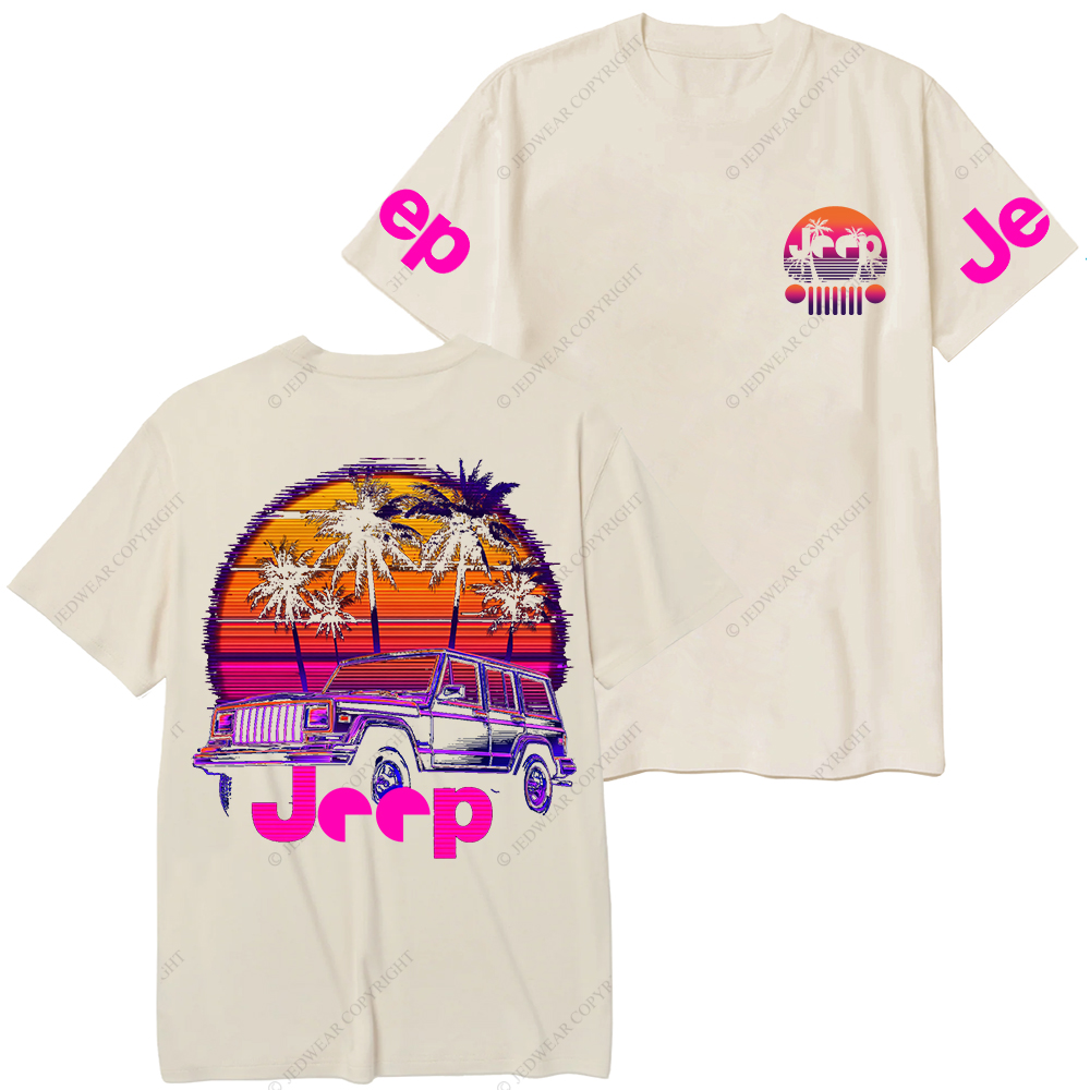 Palm Trees Beach Jp T-Shirt