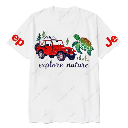 Explore Nature Turtle Ocean Jp T-Shirt