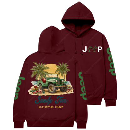 Sandy Toes Christmas Cheer Jp Casual Hoodie