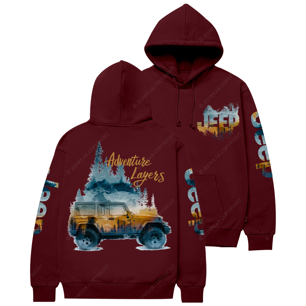 Adventure Layers Jp Casual Hoodie