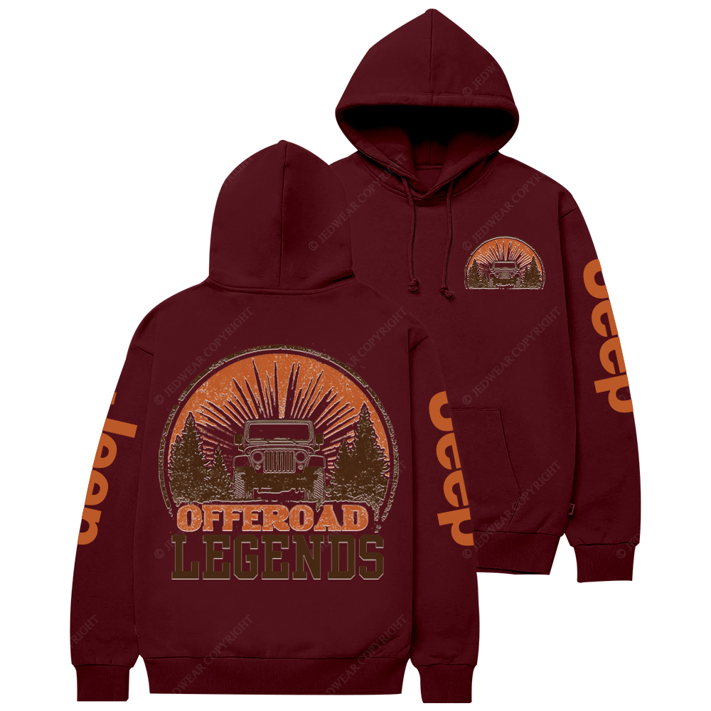 Off Road legends Jp Casual Hoodie
