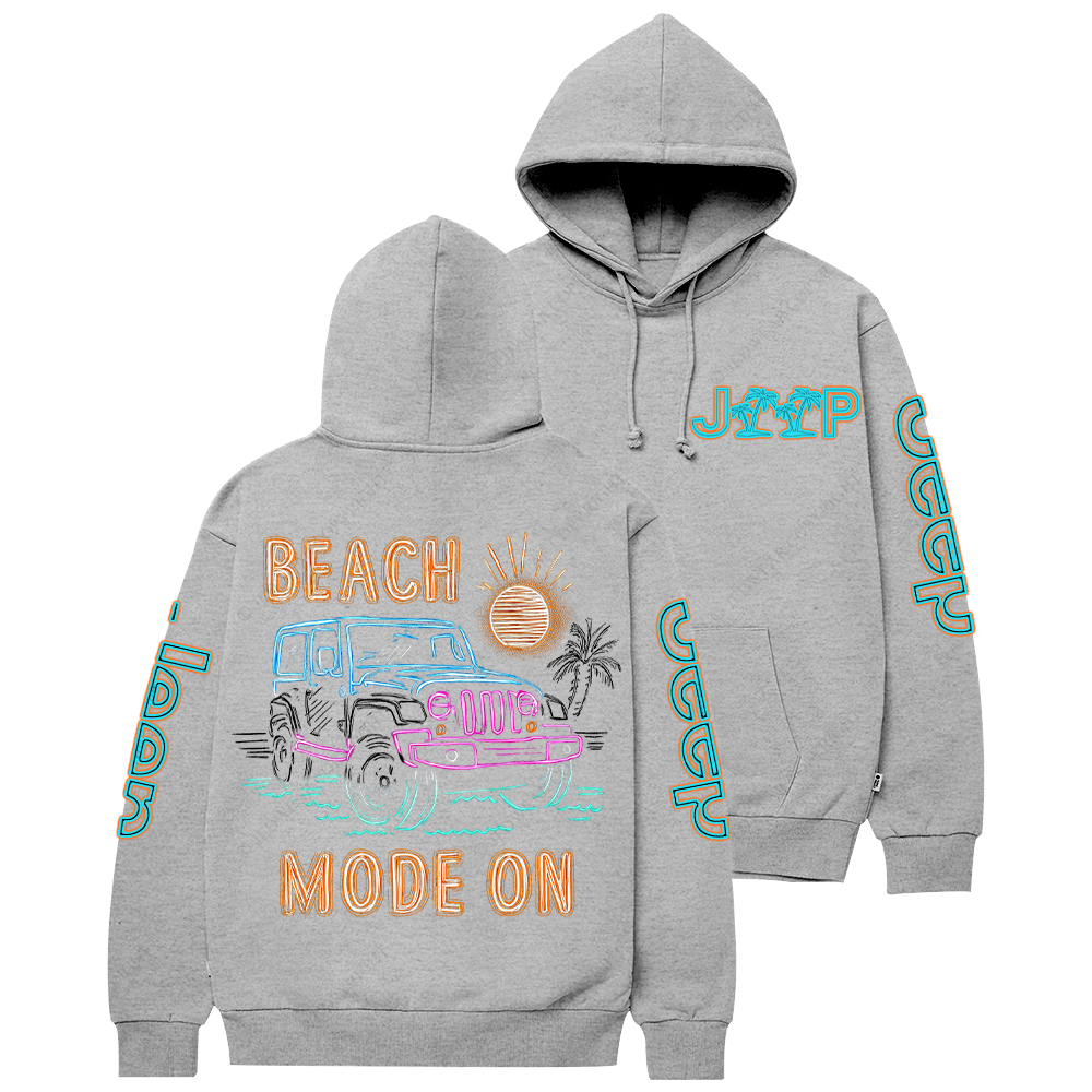Beach Mode On Jp Casual Hoodie