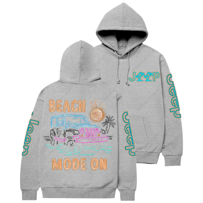 Beach Mode On Jp Casual Hoodie