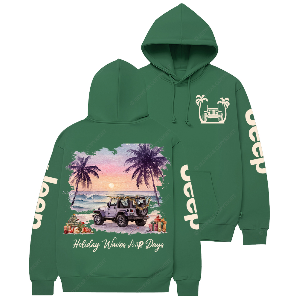 Holiday Waves Car Days Jp Casual Hoodie
