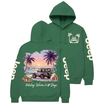 Holiday Waves Car Days Jp Casual Hoodie