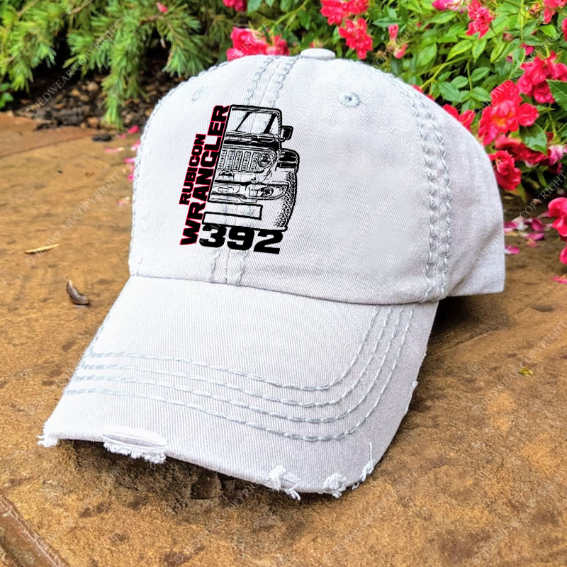 Rubicon Wrangler 392 V8 Trail King Off-Road Muscle Icon Jp Baseball Cap