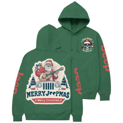 Dead Inside But Jolly Af Merry Christmas Jp Casual Hoodie