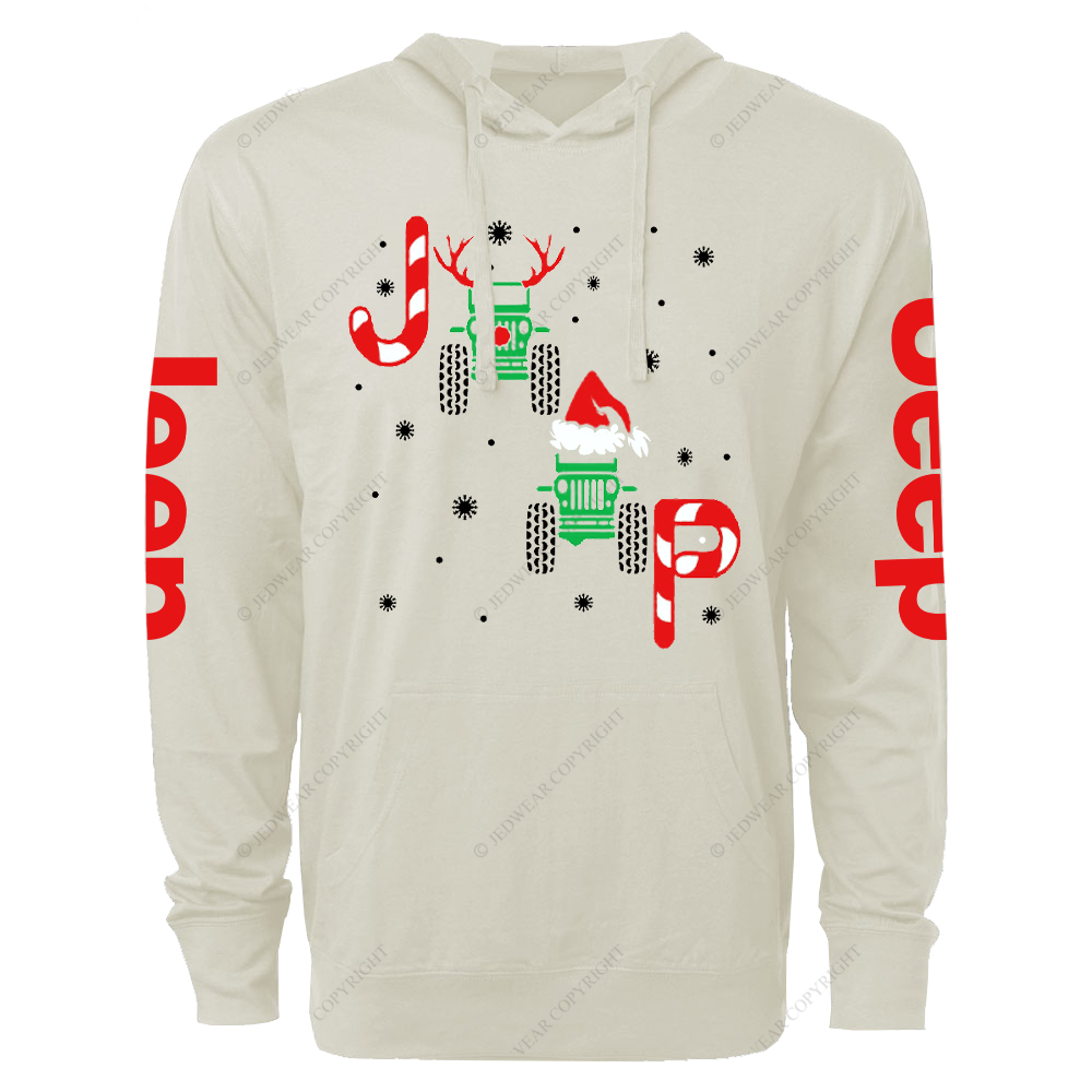 Merry Christmas Snowflakes Antlers Jp Oversized Lightweight Hoodie   