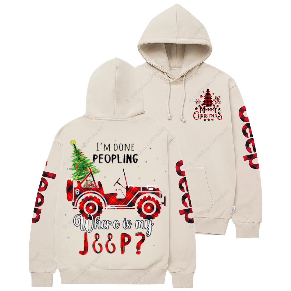 I'm Done Peopling Where Is My Jp Casual Hoodie