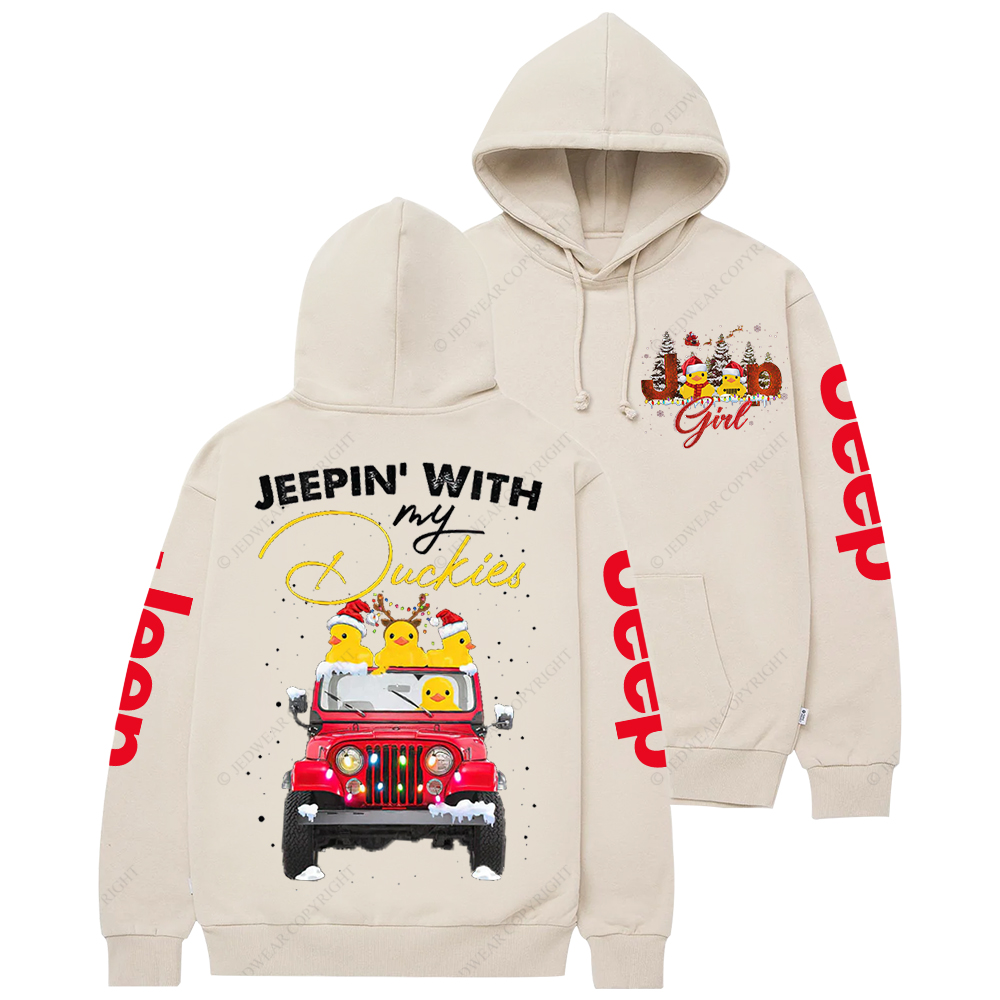 Duckies Jp Christmas Jp Casual Hoodie