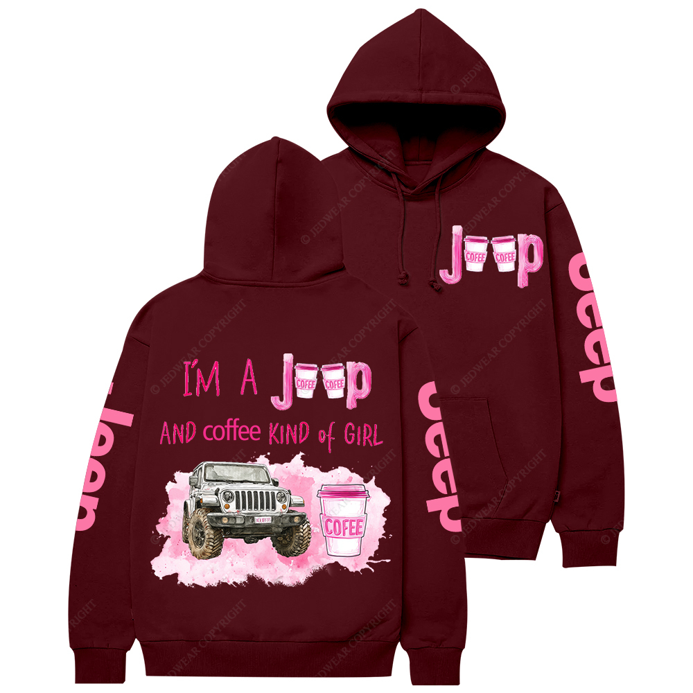 I‘m A Car And Coffee Kind Of Girl Jp Casual Hoodie